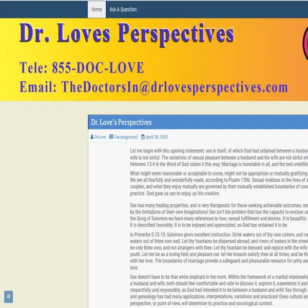 Dr Loves Perspectives